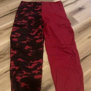Baggy Camo Cargo Pants Womens